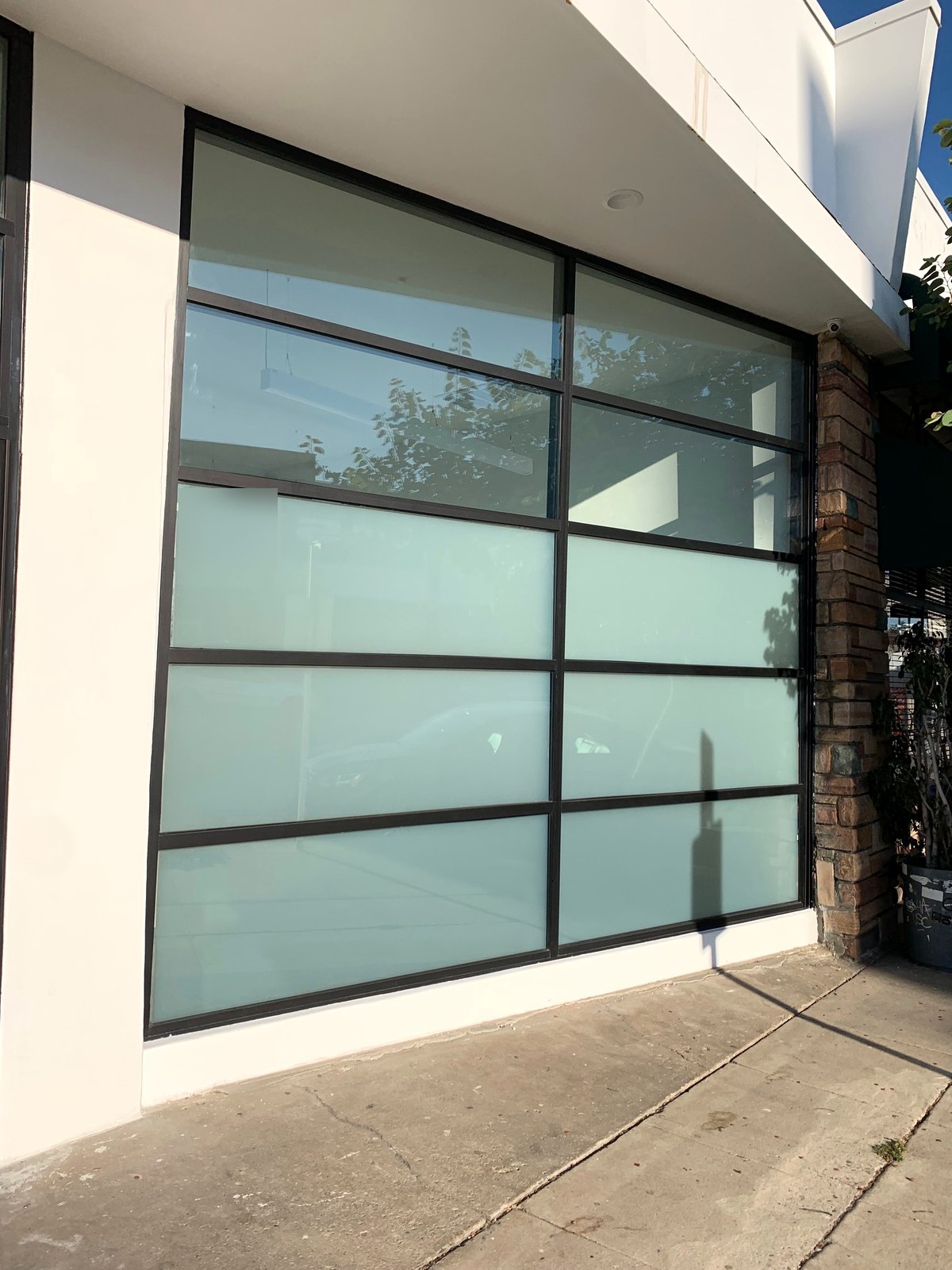 Gauzy smart film on operatory windows — Pasadena orthodontist install